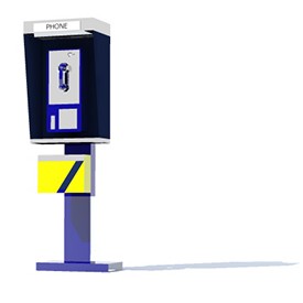 Single Pay Phone 3D Object | FREE Artlantis Objects Download